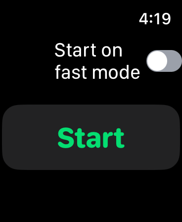 start on slow mode